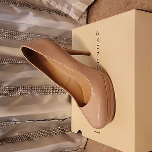 Lauren Conrad Nude Patent Leather Heels - Never worn